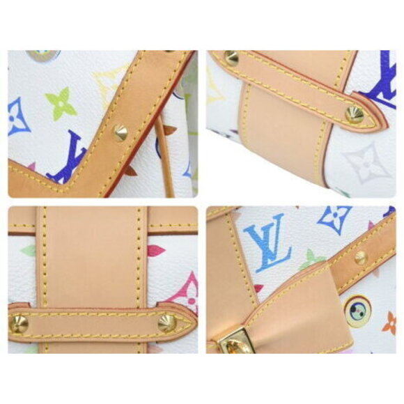Louis Vuitton Multicolore Multicolor Sac Retro Bron White Eye Love You